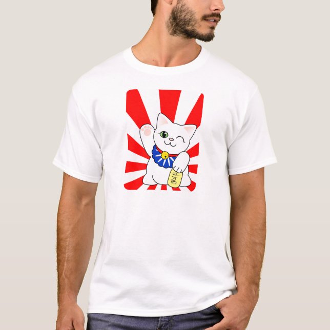 T-shirt Chat chanceux de Maneki Neko (Devant)