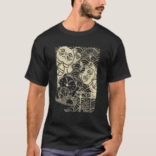 T-shirt Chat Chanceux Maneki-Neko Bonne Chance Japonaise v