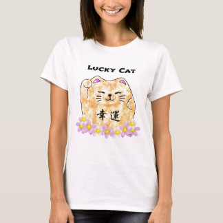 T-shirt Chat Chanceux (Maneki Neko) - "Chat Chanceux"