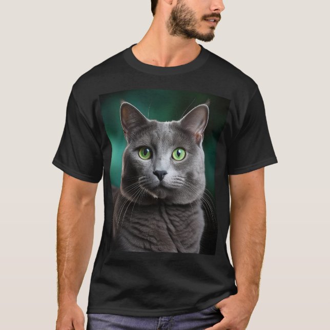 T-shirt Chat Chartreaux (Devant)