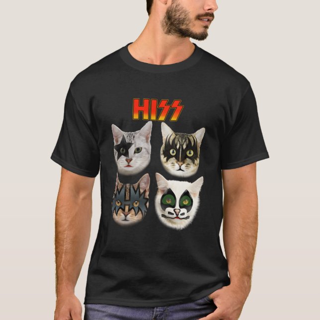 T-shirt Chat Chat Chat Chat Propriétaire Chat Humour Chat (Devant)