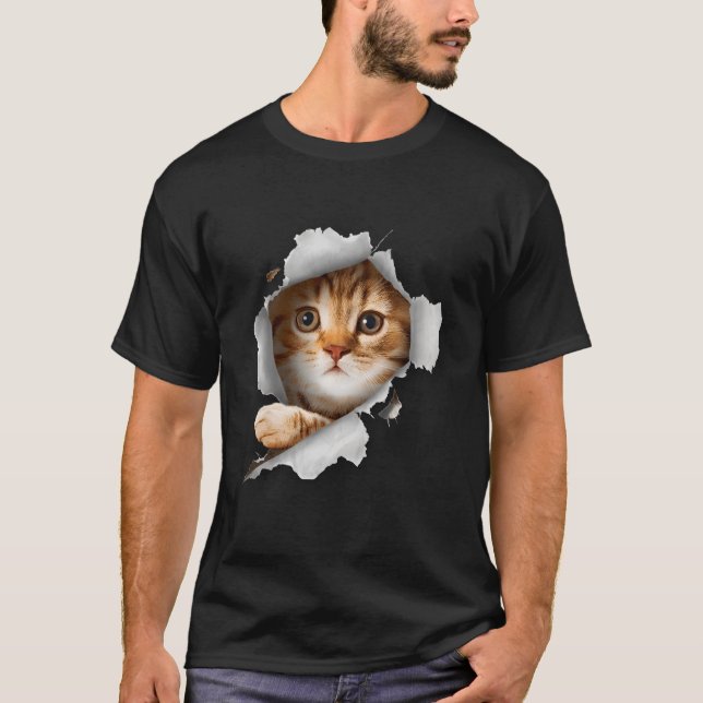 T-shirt Chat Chat Chat Kitten Chat Propriétaire Chat Chat (Devant)