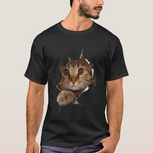 T-shirt Chat Chat Chat Propriétaire Chat Dame Chat (Devant)