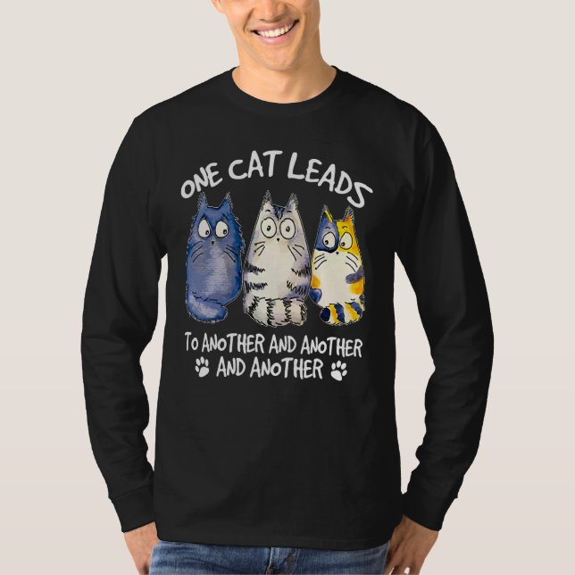 T-shirt Chat Chat Kitten Hangover (Devant)