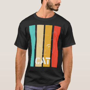 T-shirt Chat Chat pour hommes femmes animal introverti