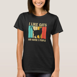 T-shirt Chat Chat Pour Hommes Femmes Animaux Introduire