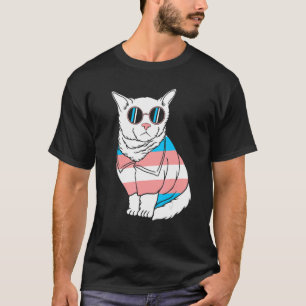 T-shirt Chat Chaton Animal de compagnie LGBTQ Fierté Trans