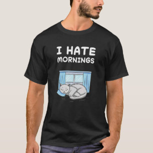 T-shirt Chat Chats Sieste Endormi Sommeil Pyjama Pyjamas C