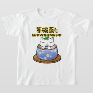 T-shirt Chat Chawanmushi japonais