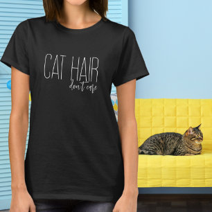 T-shirt Chat Cheveux ne se soucient pas de l'Amoureux des