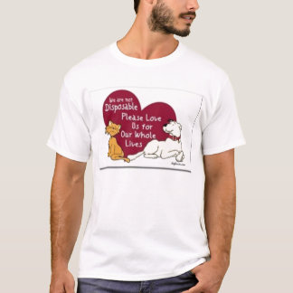 T-shirt Chat/chien non jetables