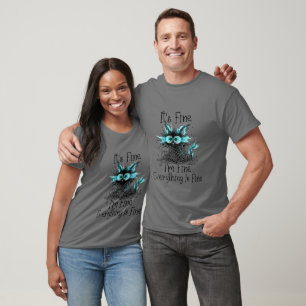 T-shirt Chat Choqué – Ça Va Chat Emmêlé