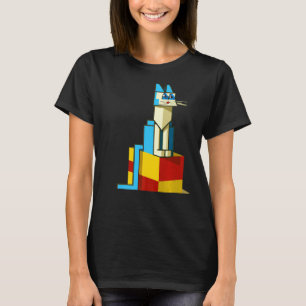 T-shirt Chat coloré chaton chaton portrait chatte chatte c