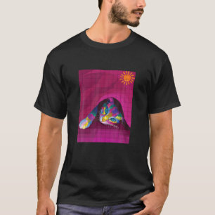 T-shirt Chat coloré : Style pop art Amoureux de les chats