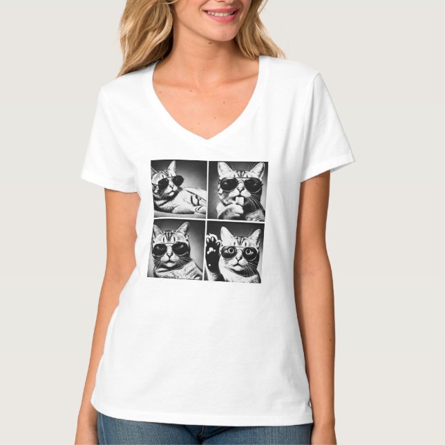 T-shirt chat cool (Devant)