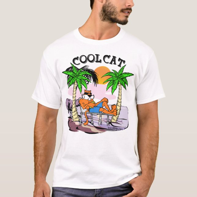 T-shirt Chat cool (Devant)