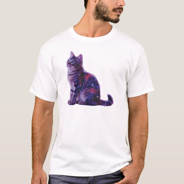 T-shirt Chat Cosmique (Devant)