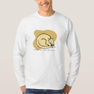T-shirt Chat couchage mignon - Amoureux des chats