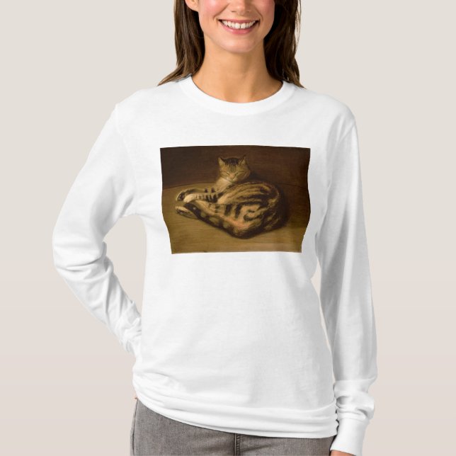 T-shirt Chat couché, 1898 (Devant)