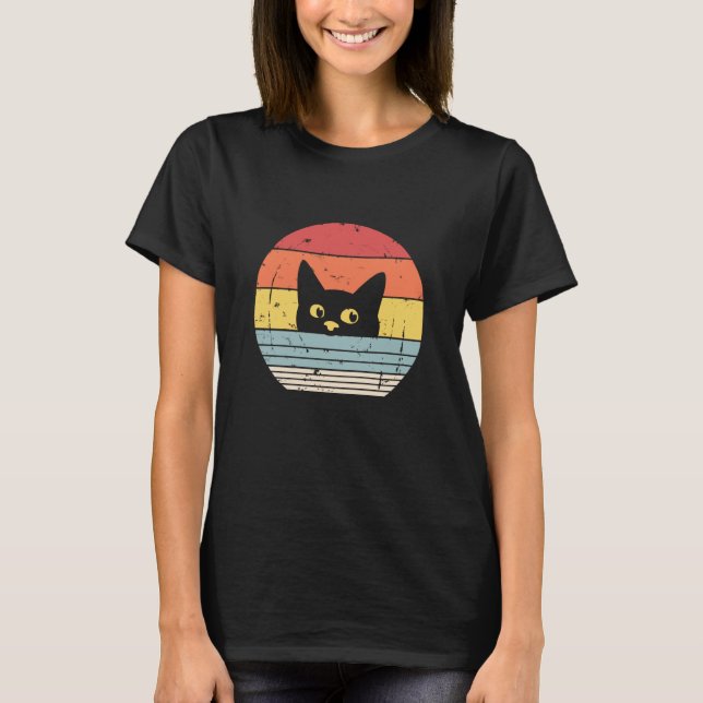 T-shirt Chat curieux (Devant)