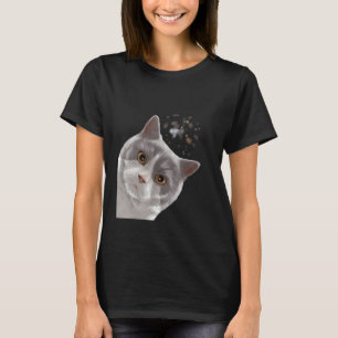 T-shirt Chat Curieux British Shorthair 1