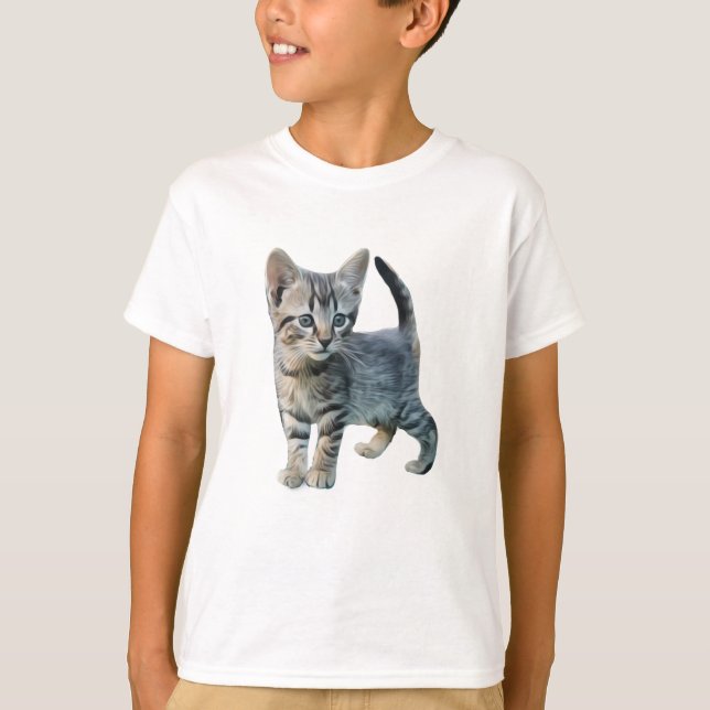 T-shirt Chat Cute Chats Kittens Cute Animaux (Devant)