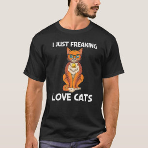 T-shirt Chat Cute Pour Hommes Femmes Kitten Feline Animaux