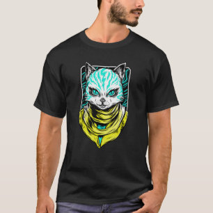 T-shirt Chat Cyber Punk
