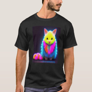 T-shirt Chat Cyber Punk Étrange Hommes Femmes Garçons Fill