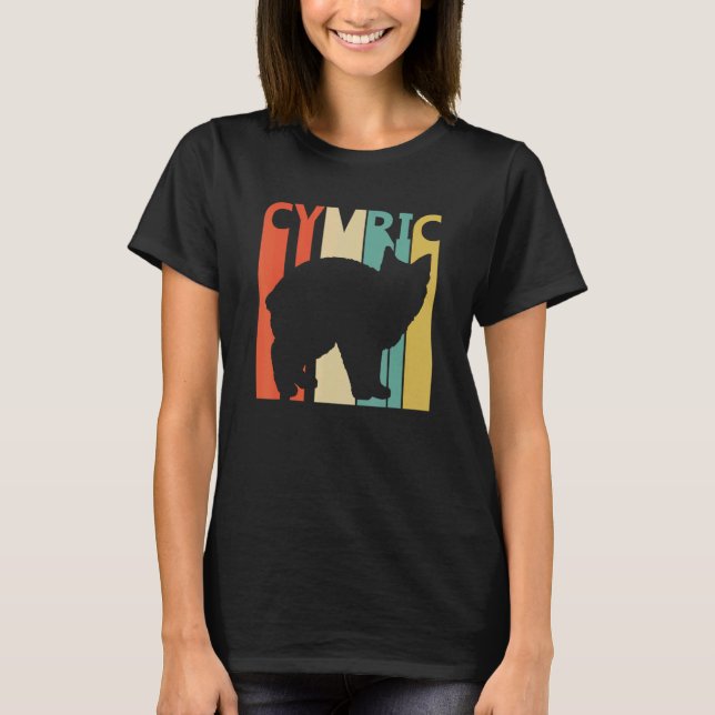 T-shirt Chat Cymric Cute (Devant)