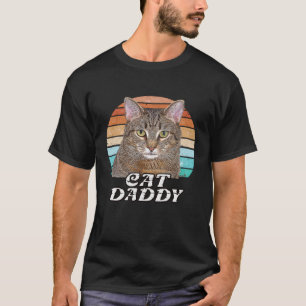T-shirt Chat Daddy Tabby Vintage 80 Style Chat Retro