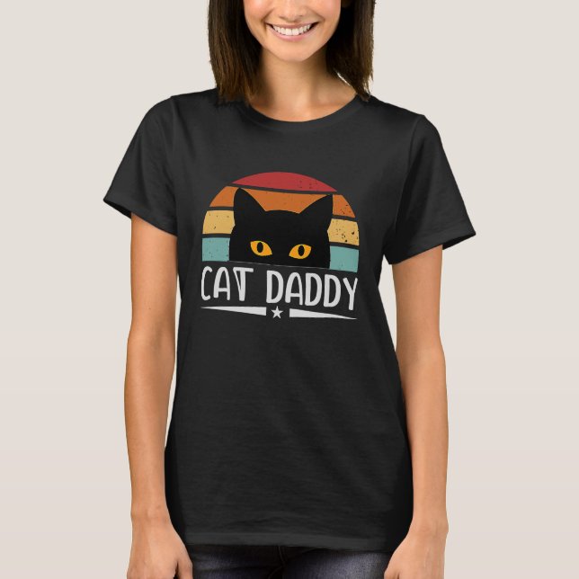 T-shirt Chat Daddy Vintage Retro Style 800 (Devant)