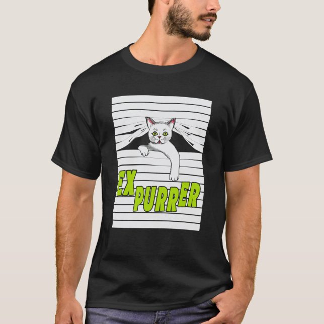 T-shirt Chat dans Kit Explorateur de Stores Petite Chatte  (Devant)
