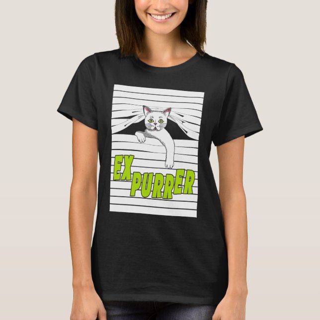 T-shirt Chat dans Kit Explorateur de Stores Petite Chatte  (Devant)