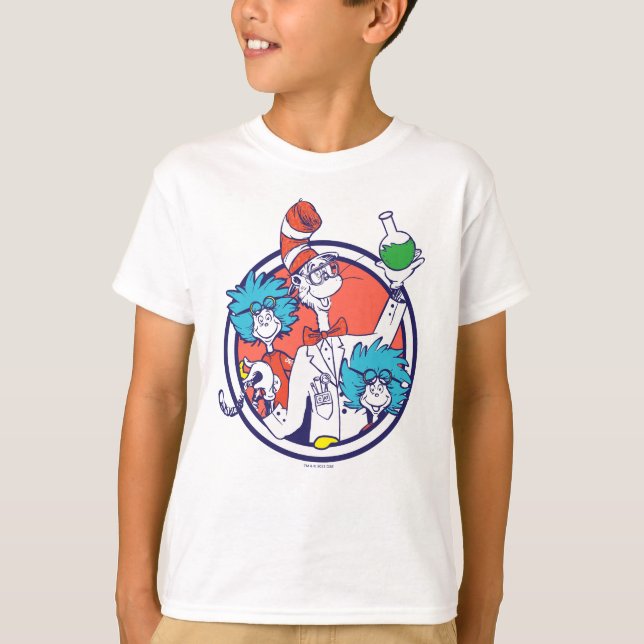 T-shirt Chat dans le Casquette & Lab Tech One Lab Tech Two (Devant)