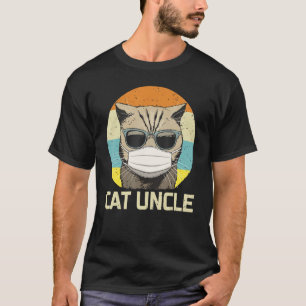 T-shirt Chat Dans Le Visage Masque Lunettes de soleil Quar