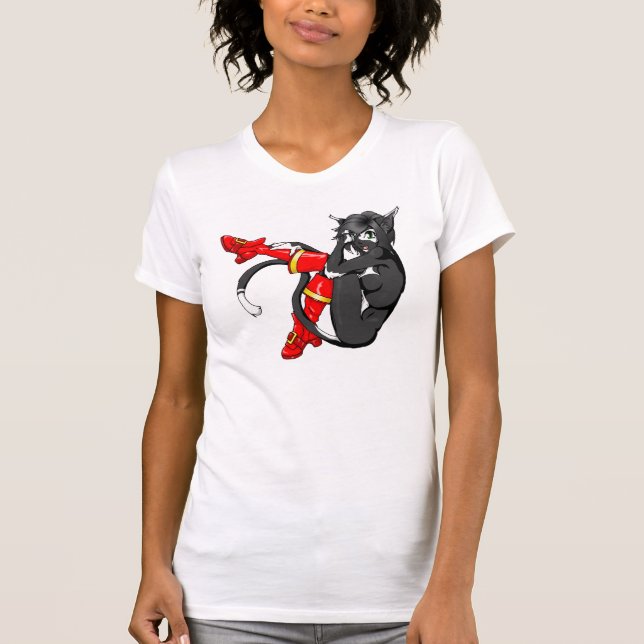 T-shirt Chat dans les bottes (Devant)