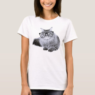 T-shirt Chat dans les lunettes