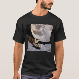 T-shirt Chat dans l'espace extra-atmosphérique  Mignon Cha