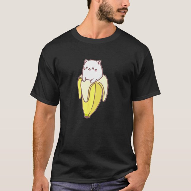 T-shirt Chat dans une banane (Devant)