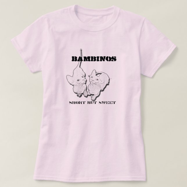 T-shirt Chat de Bambino (Design devant)