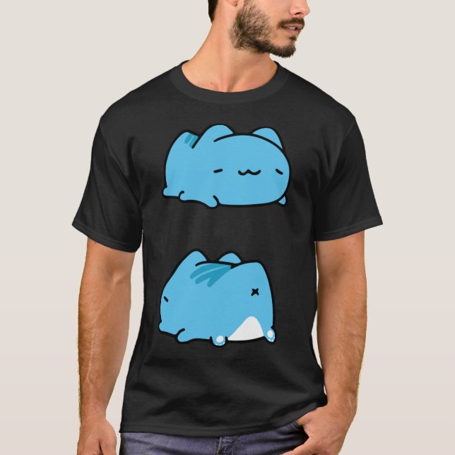 T-shirt Chat de bande dessinée, Capo de chat, Chat de chat (Devant)