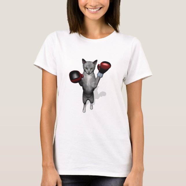 T-shirt Chat de boîte (Devant)