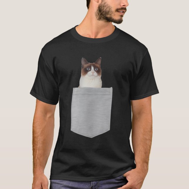 T-shirt Chat De Chaussure Dans Votre Poche Pour Noël (Devant)