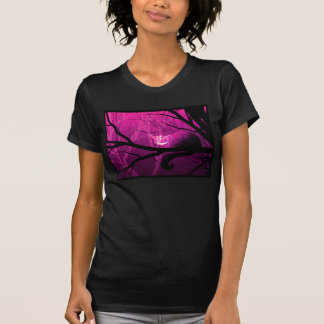 T-shirt Chat de Cheshire parmi des arbres
