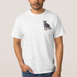 T-shirt Chat de circuit cyberpunk – Bête de technologie né