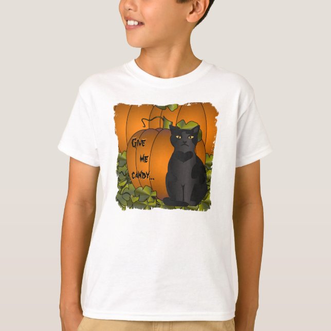 T-shirt Chat de citrouille (Devant)