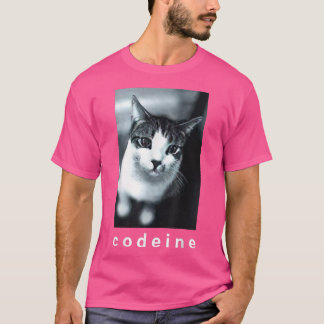 T-shirt Chat de Codéine amusant 