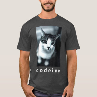 T-shirt Chat de Codéine amusant