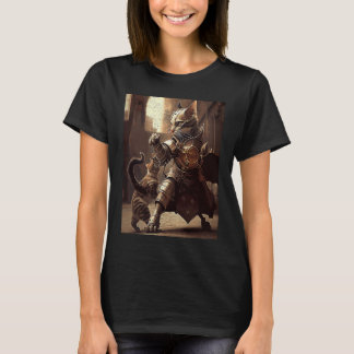 T-shirt Chat de combat Steampunk